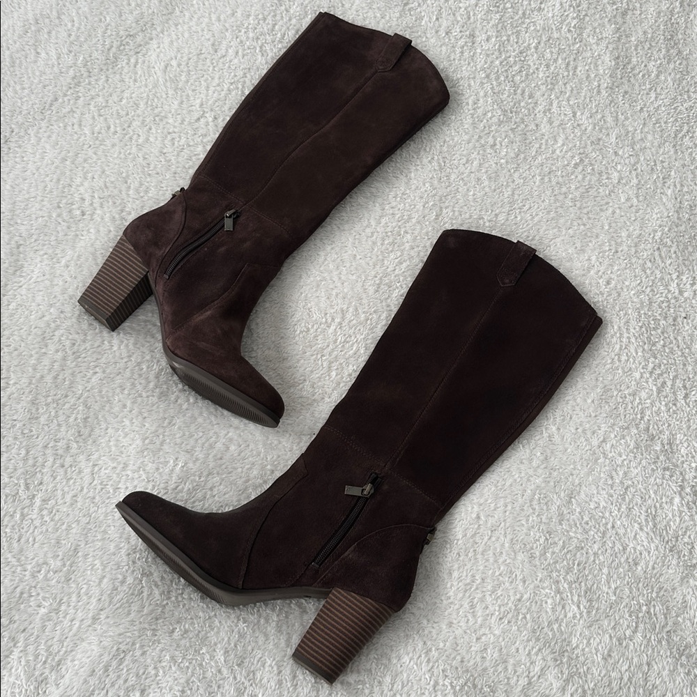 Koolaburra by UGG Women’s Elinda Chocolate Brown Tall Heeled Boot Size 11